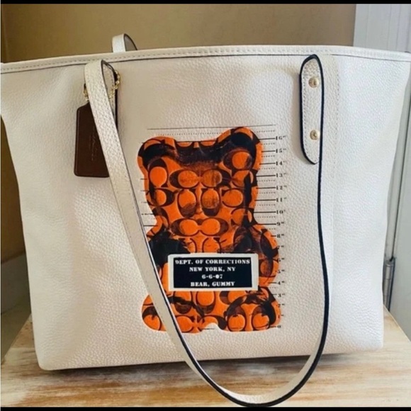 Coach Vandal Gummy Bear Zip Top Tote - Picture 1 of 6